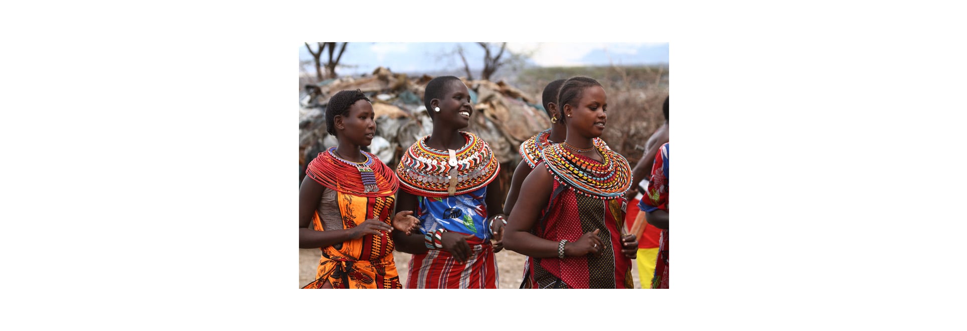 Singende und tanzende Frauen in Nairobi, der Hauptstadt von Kenia